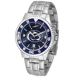 Penn State Nittany Lions - Men's Competitor Steel AnoChrome Watch - Color Bezel