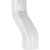 SUKABU Downspout Leader Gutter Offset 2x3 White (Gloss) Offset 3"