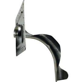 2 Pcs. XFITTING 3/8" to 1/2" Pex Tubing Bend Support with Plate, Metal, Tubing Pipe Hanger 30-3-4=2X (2 Packs)