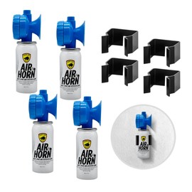 Guard Dog Security Air Horn for Safety, Loud Blow Horn, Hand Held Mini Air Horn, Fog and Boat Horn for Marine, Football Games, Sporting Events and Outdoor Alarms, Powerful 1-Mile Sound Blast 1.4 oz