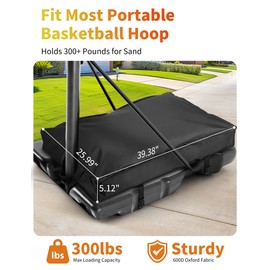 Evekea Basketball Hoop Sandbag, Durable Weighted Base Bag, Hold 300+ LBS