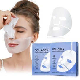 laraspi Collagen Mask 6 Pack - Face Mask for Deep Hydrating - Collagen Mask Overnight