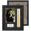Decobility 9x11 Graduation Picture Frame with Tassel Holder for 5x7