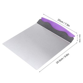 Pelador para pizza, Pala elevadora para pasteles bandeja de transferencia de pizza de acero inoxidable plato móvil, herramienta para hornear