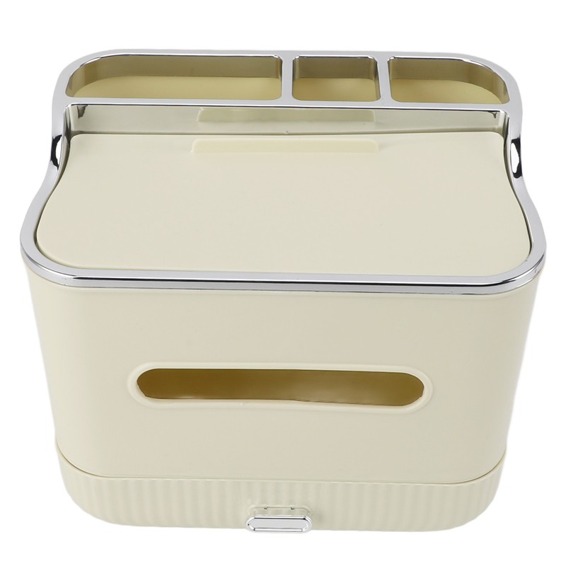 Tissue Box Organizer Multifunctional PP Plastic Space Saving Portable for