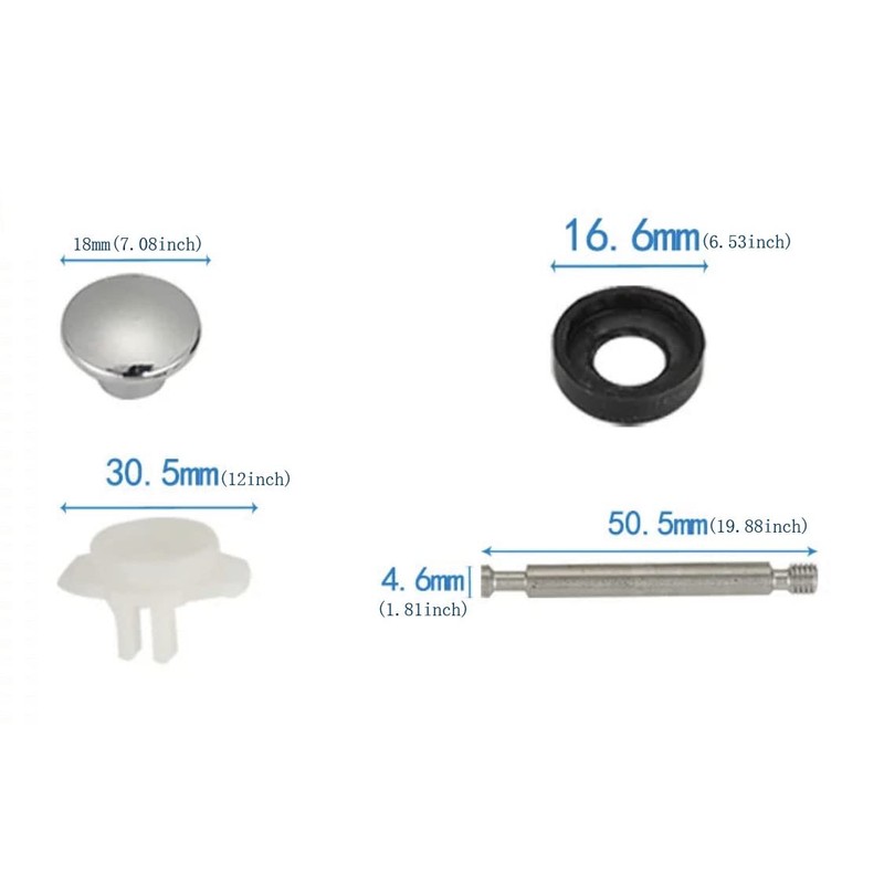 TUB Diverter SPOUT Repair KIT Chrome(Universal FITS Most)
