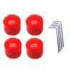 TUOREN Plastic Guitar Control Knob Volume Tone Control Dome Knobs