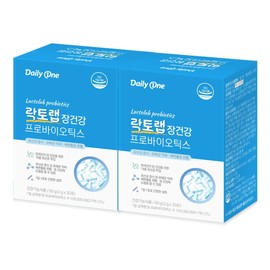 Daily One (Hyundai Hmall) Daily One Lactolab Intestinal Health Probiotics Lactobacillus Botanicals 100 Million CFU 2 Boxes / (현대Hmall) 데일리원 락토랩 장건강 프로바이오틱스 유산균 보장균 1억 CFU 2통