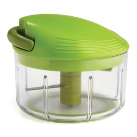 Kuhn Rikon Pull Chop Chopper/Manual Food Processor with Cord Mechanism, Green, 2-Cup