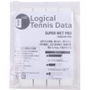 Logical Tennis Data Wet Grip Tape, Set of 12, Tennis Badminton (White)