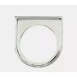Equus 9821 2" Single Gauge Mounting Panel, Chrome