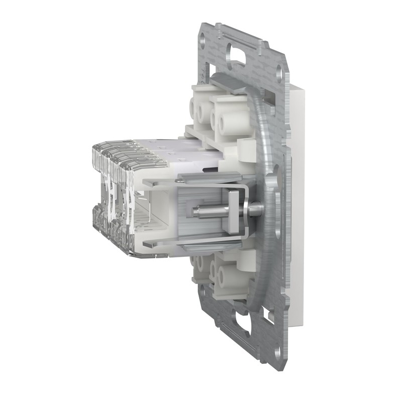 Schneider Electric Asfora EPH4870121D RJ45 Cat.6e Flush-Mounted 2-Way Network Socket