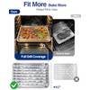 50Pcs Broiler Pans for BBQ Grill, 9x13 Grill Pan Liners