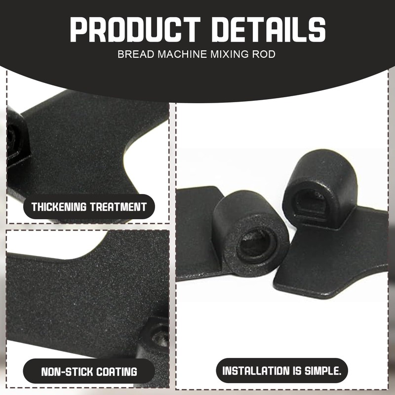 Bread Maker Paddle Compatible with Panasonic BreadMaker, Most Bread Machine