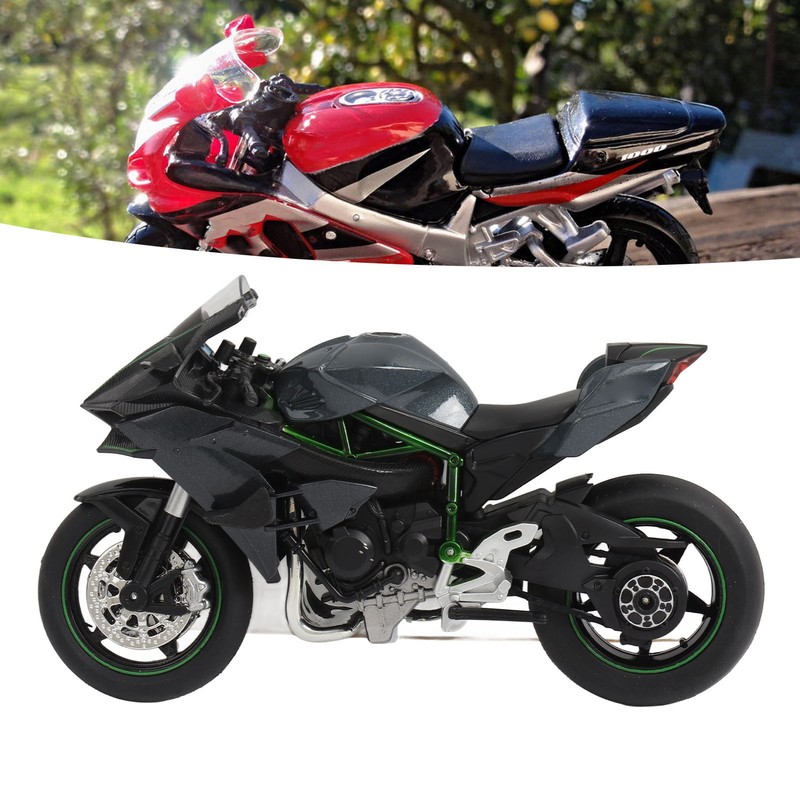 1: 12 Scale Motorcycle Model with Light Sound Simulated Motorcycle