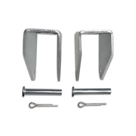 Aflle Racing One Pair of Universal Linear Actuator Mounting Brackets with Pins 180° Swivel
