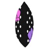 Elegant Pink Purple Orchids Polka Dot Pattern Shapes Mania Throw