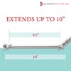 Shower Head Extension Arm by JS Jackson Supplies, Adjustable 10