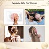 Bonnet for Sleeping Women Satin Double Layer Scrunchies For Thick