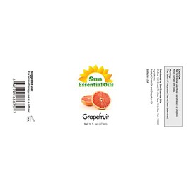 Sun Essential Oils Sun Essential Oils Grapefruit Essential Oil 16oz Bulk for Aromatherapy, Diffuser, Enhance Mood, and Stress Ease