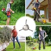Steel Wire Grass Trimmer Head - Weeds Cutter Replacement 6