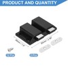 uxcell 2 Pcs Magnetic Push Latches for Cabinet Door, 1.5x2.56