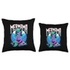 Mer Mama Mermaid Tail Design Throw Pillow