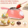 Chocolate Melting Pot, Electric Chocolate Melter Warmer Fondue Fountain Melting