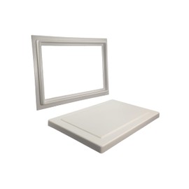 Crawl Space Access Door (16" H x 24" W, White)