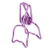 100pcs Cat Binder Clips Cute Cartoon Strong Clamping Force Metal