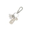 agnes b KH03-01 Men's Key Chain, Silver