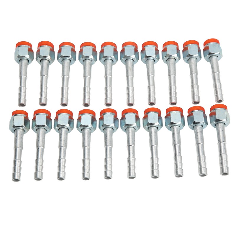 20PCS Air Conditioning Hose Barb Fitting Straight Aluminum High Strength