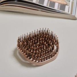 Yao portable mini hairbrush pig bristle portable wood boa / 야오 휴대용 미니 헤어브러쉬 돈모 포터블우드보아