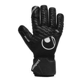 uhlsport 1011430-01-8 Goalkeeper Gloves Fang Mascine Comfort Absolute Grip Half Negative Size 8 GK Keeper Gloves for Game High Grip Soccer
