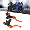 Tbest 1 Pair Right and Left Motorcycle Brake Lever with