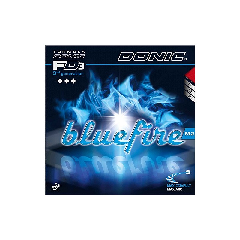 DONIC Bluefire M2 Rubber 2.0 mm Black