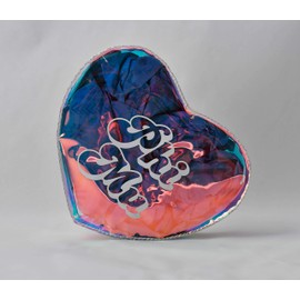 Phi Mu Heart Shaped Makeup Bag