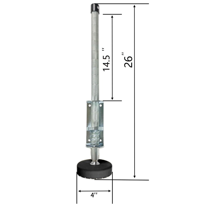 Ladder Leveler Pair with Rubber Feet Orange,Adjustable Ladder Leg Leveler