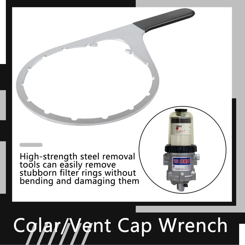 AFEISOL 6 Inch Colar/Vent Cap Fuel Filter Wrench for 380134