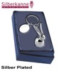 SILBERKANNE Rabbit Key Ring 10 x 3 cm with Plate
