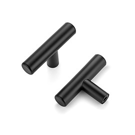 Ravinte 2'' Cabinet Handles Stainless Steel Matte Black Kitchen Cabinet Hardware Handles of Kitchen Cupboard Handles 25 Pack
