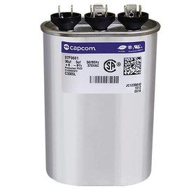 Lennox PartsPlus - 30 + 5 uF MFD x 370 VAC Genteq Replacement Dual Capacitor Oval # C3305L / 97F9681