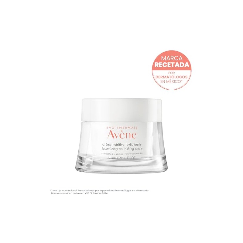 Avene Crema Facial Nutritiva Revitaliza Calma Suaviza Piel Seca Muy
