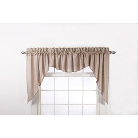 Stylemaster Renaissance Home Fashion Emery 3-Piece Lined Swag Set, 116-Inch by 45-Inch, Taupe