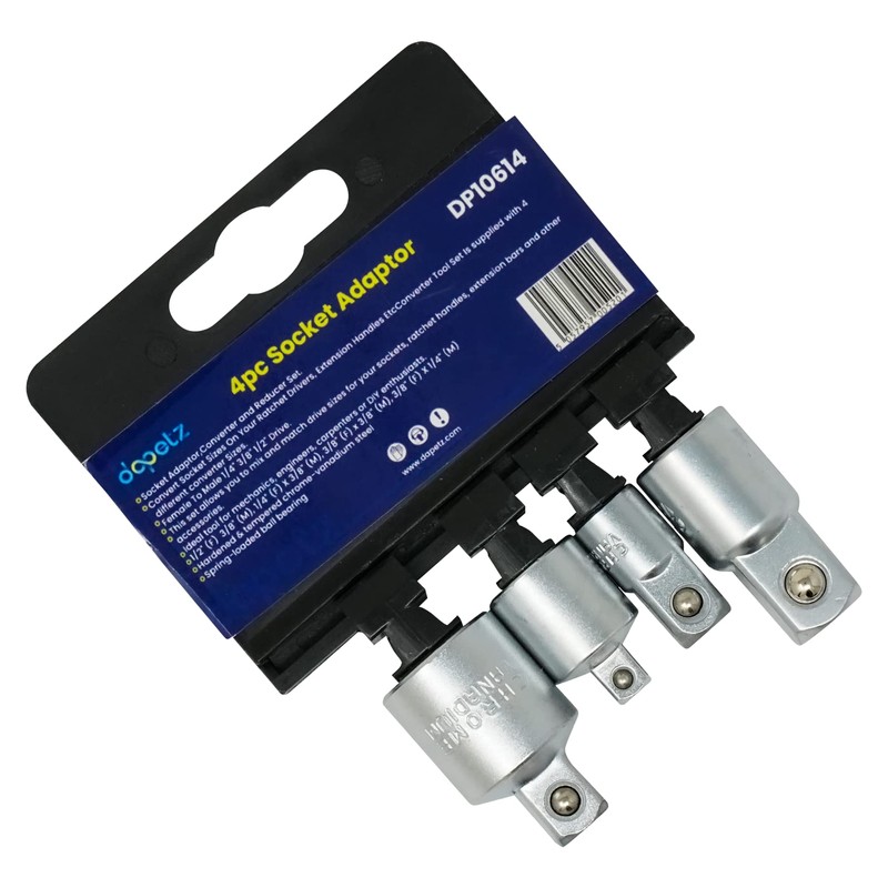 Dapetz ® 4pcs Socket Adaptor,Converter and Reducer Set for Impact