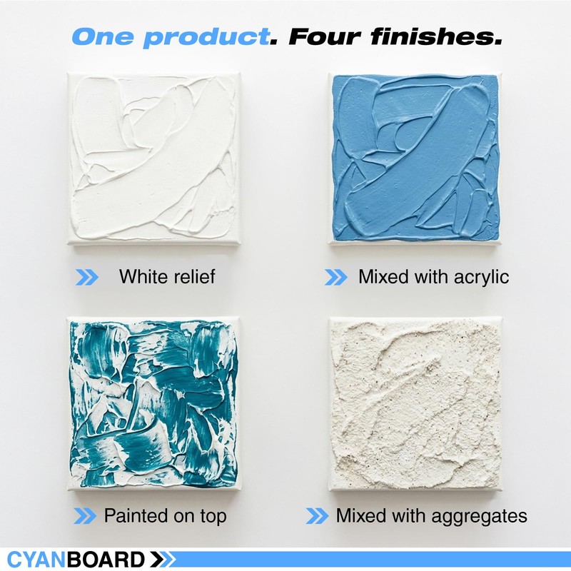 Cyanboard, Structural Paste Smooth Texture 500 GRS. Plastic arts, painting,