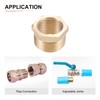 DTGN G3/4 Female x G1/2 Male Brass Pipe Fitting 1