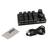 Mini 12 Key Keypad with 2 Knob Blue Switch DIY
