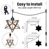 JLOWCO Plug-in Moravian Star Pendant Light with 16.5ft Cord and