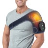 MOAJAZA Cordless Knee Massager with Heat and Vibration, Heating Pad